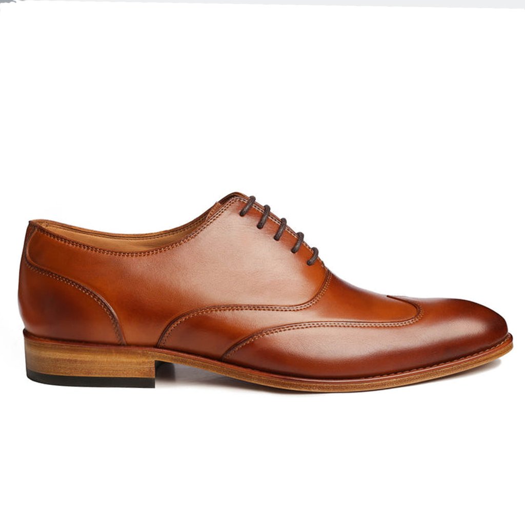 Bashwood Handmade Brown Leather Classy Oxfords For Men